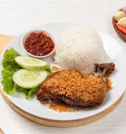 Nasi Ayam Kremes